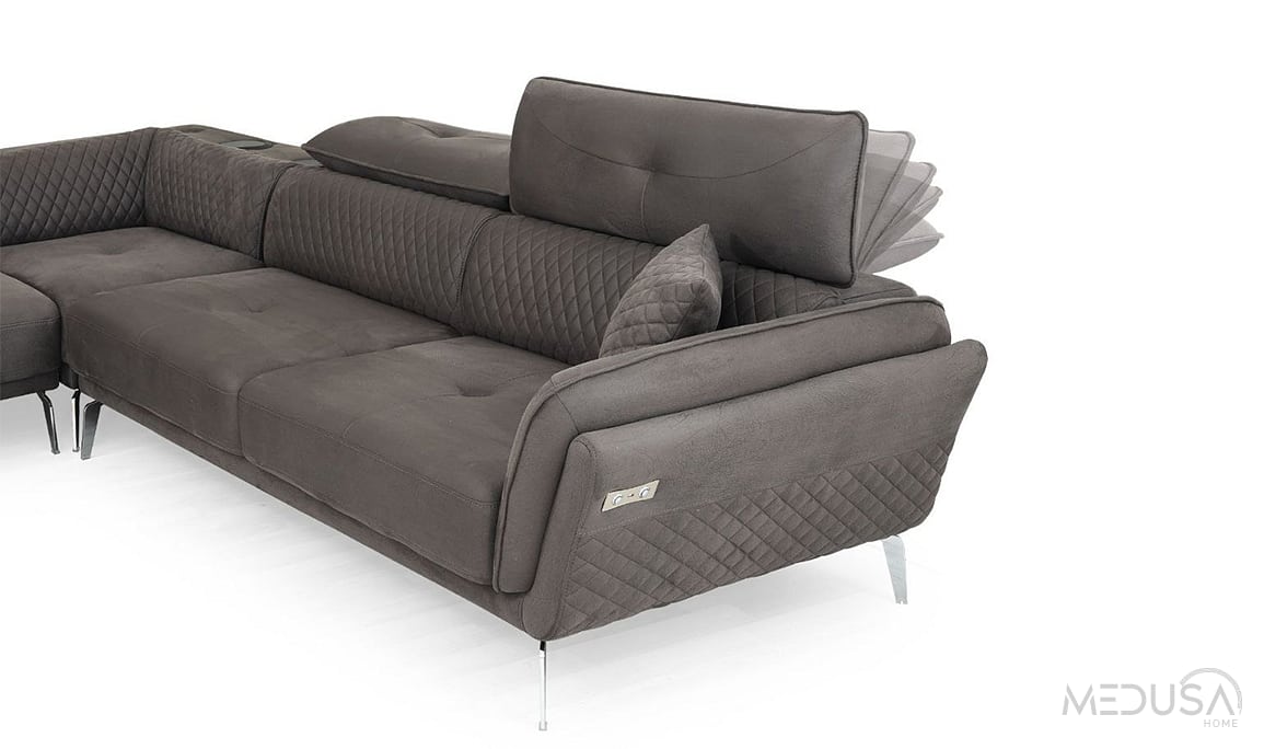 Medusa Home Mobilya - Roal Antrasit Köşe Takımı