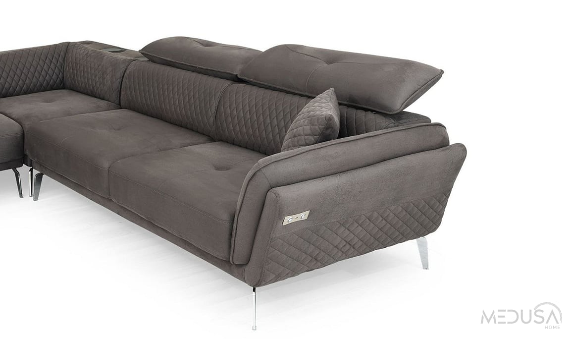 Medusa Home Mobilya - Roal Antrasit Köşe Takımı