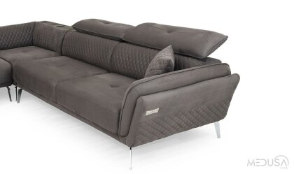 Medusa Home Mobilya - Roal Antrasit Köşe Takımı