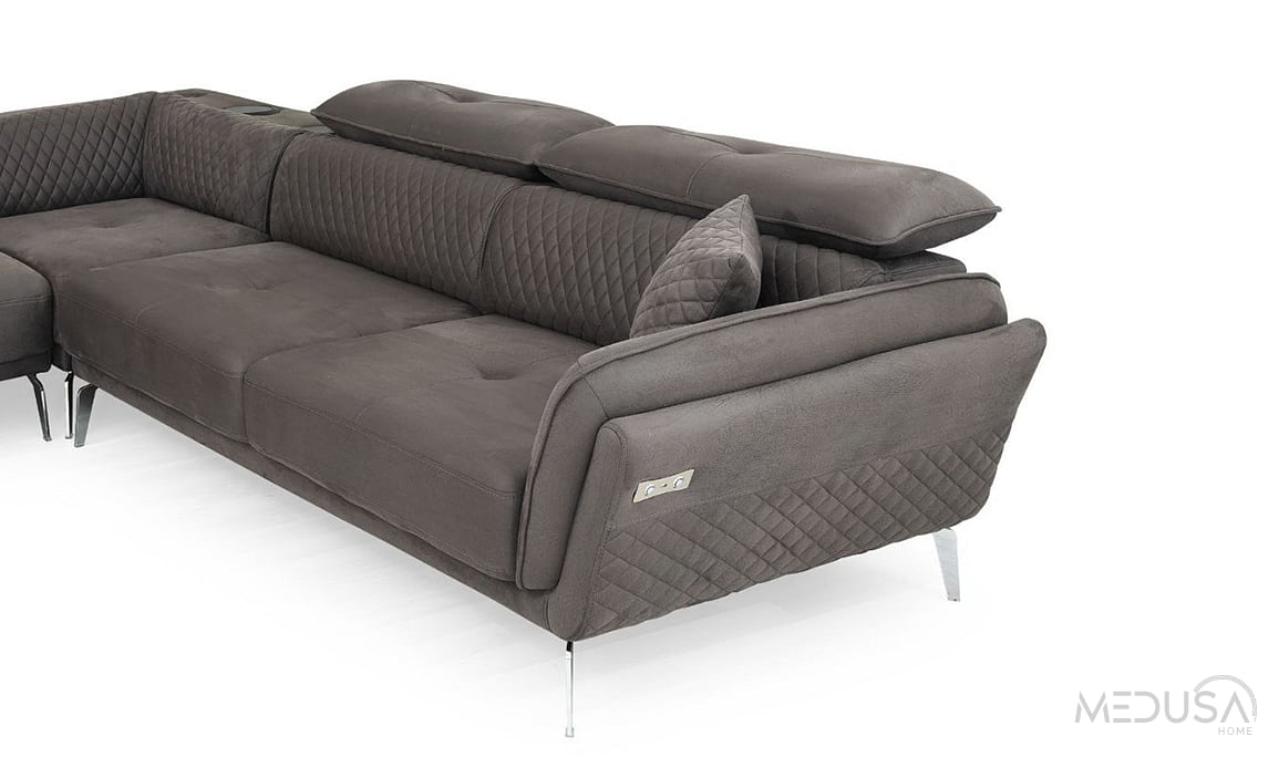 Medusa Home Mobilya - Roal Antrasit Köşe Takımı