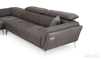 Medusa Home Mobilya - Roal Antrasit Köşe Takımı