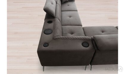 Medusa Home Mobilya - Roal Antrasit Köşe Takımı