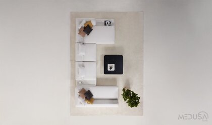 Medusa Home Mobilya - Rocca Midi Köşe Takımı