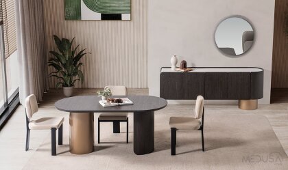 Medusa Home Mobilya - Rocco Yemek Odası