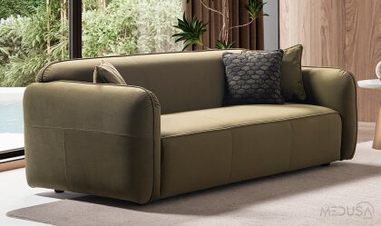 Medusa Home - Rocco Yeşil Üçlü Koltuk Medusa Home - Rocco Yeşil Üçlü Koltuk