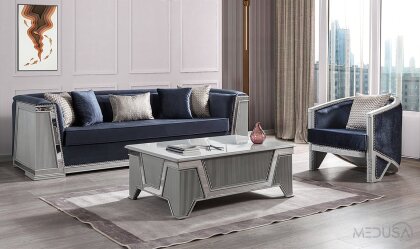 Medusa Home Mobilya - Rodessa Luxury Üçlü Koltuk