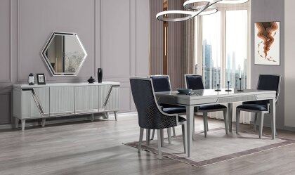 Medusa Home - Rodessa Luxury Yemek Odası Medusa Home - Rodessa Luxury Yemek Odası