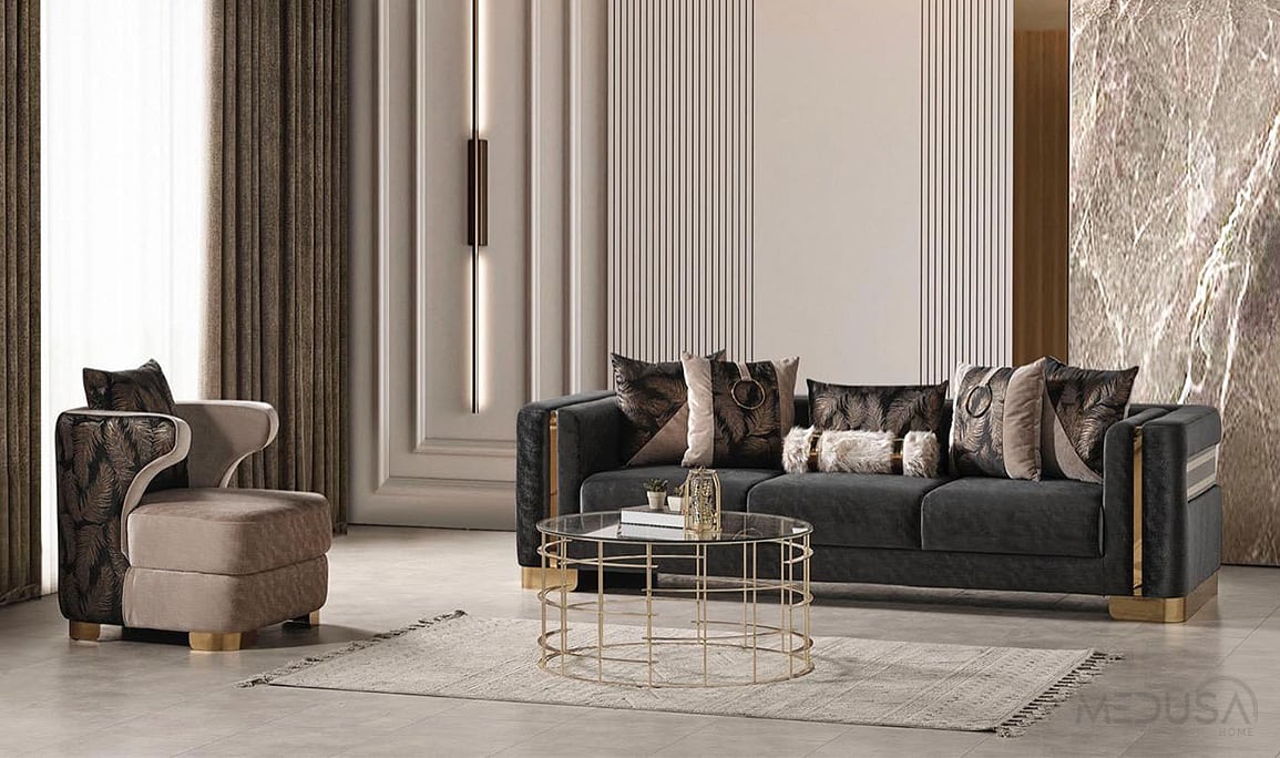 Medusa Home Mobilya - Rolex Luxury Dörtlü Koltuk