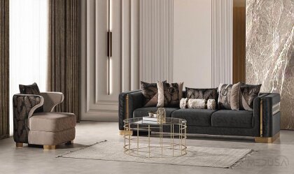 Medusa Home Mobilya - Rolex Luxury Dörtlü Koltuk