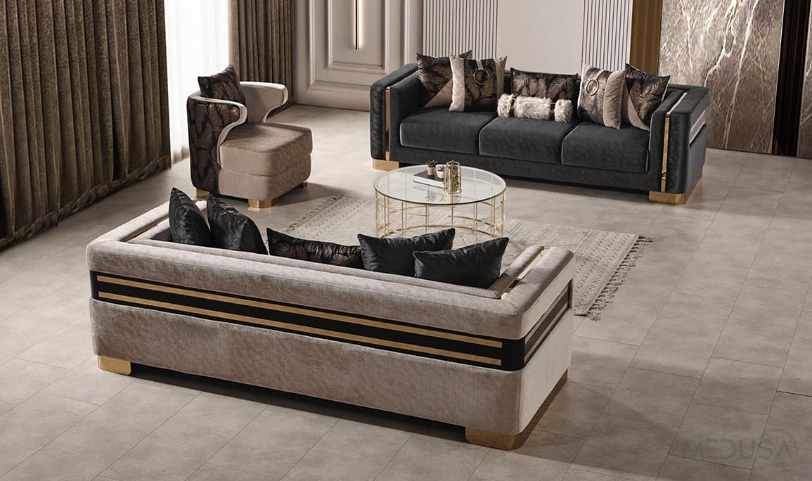 Medusa Home Mobilya - Rolex Luxury Koltuk Takımı