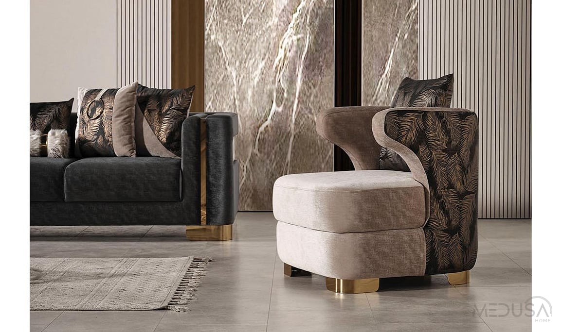 Medusa Home Mobilya - Rolex Luxury Koltuk Takımı