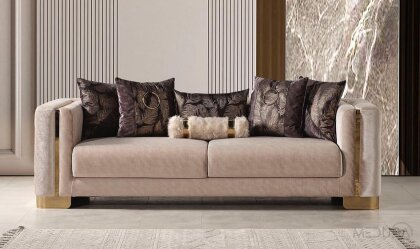 Medusa Home - Rolex Luxury Üçlü Koltuk Medusa Home - Rolex Luxury Üçlü Koltuk