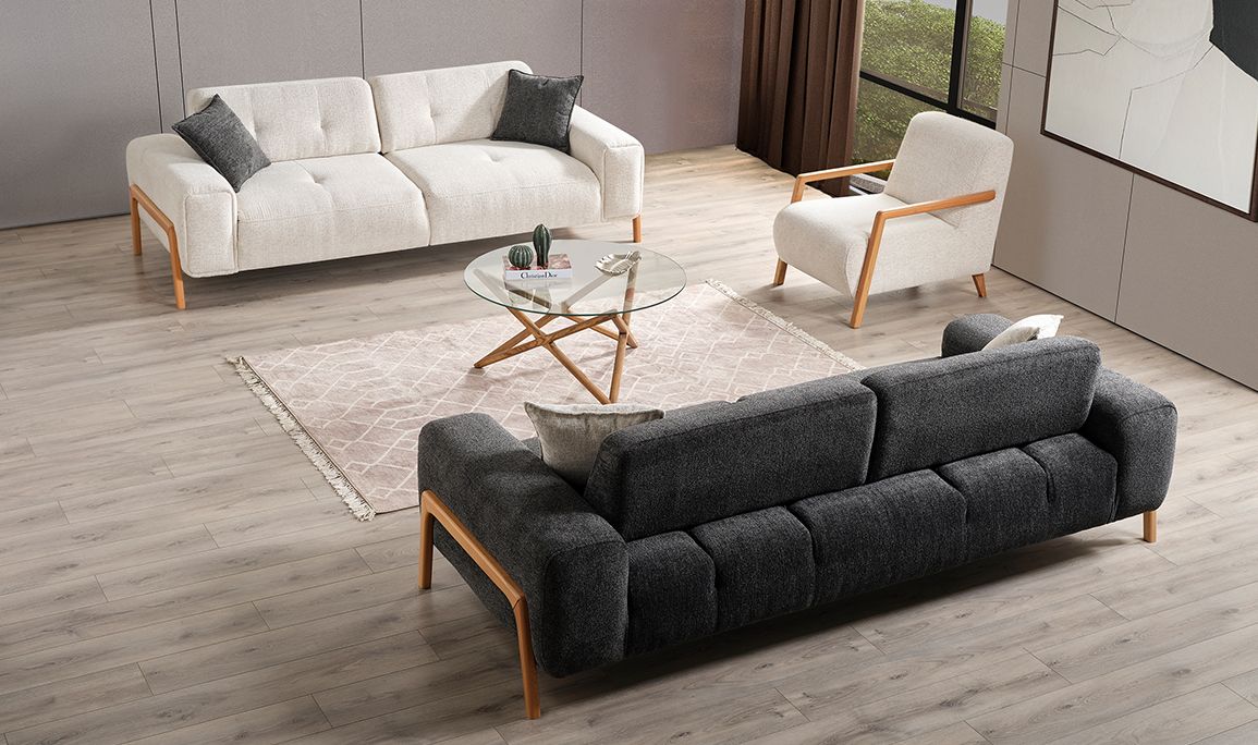 Medusa Home Mobilya - Rolexa Ahşap Koltuk Takımı