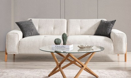 Medusa Home Mobilya - Rolexa Ahşap Koltuk Takımı