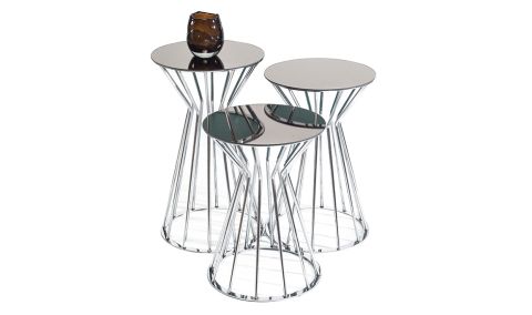 Medusa Home - Roma Silver Zigon Sehpa Medusa Home - Roma Silver Zigon Sehpa