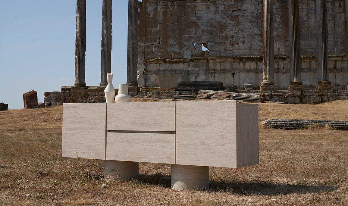 Medusa Home Mobilya - Roma Traverten Konsol