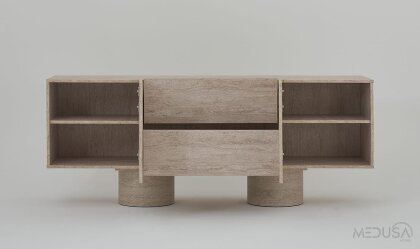 Medusa Home Mobilya - Roma Traverten Yemek Odası