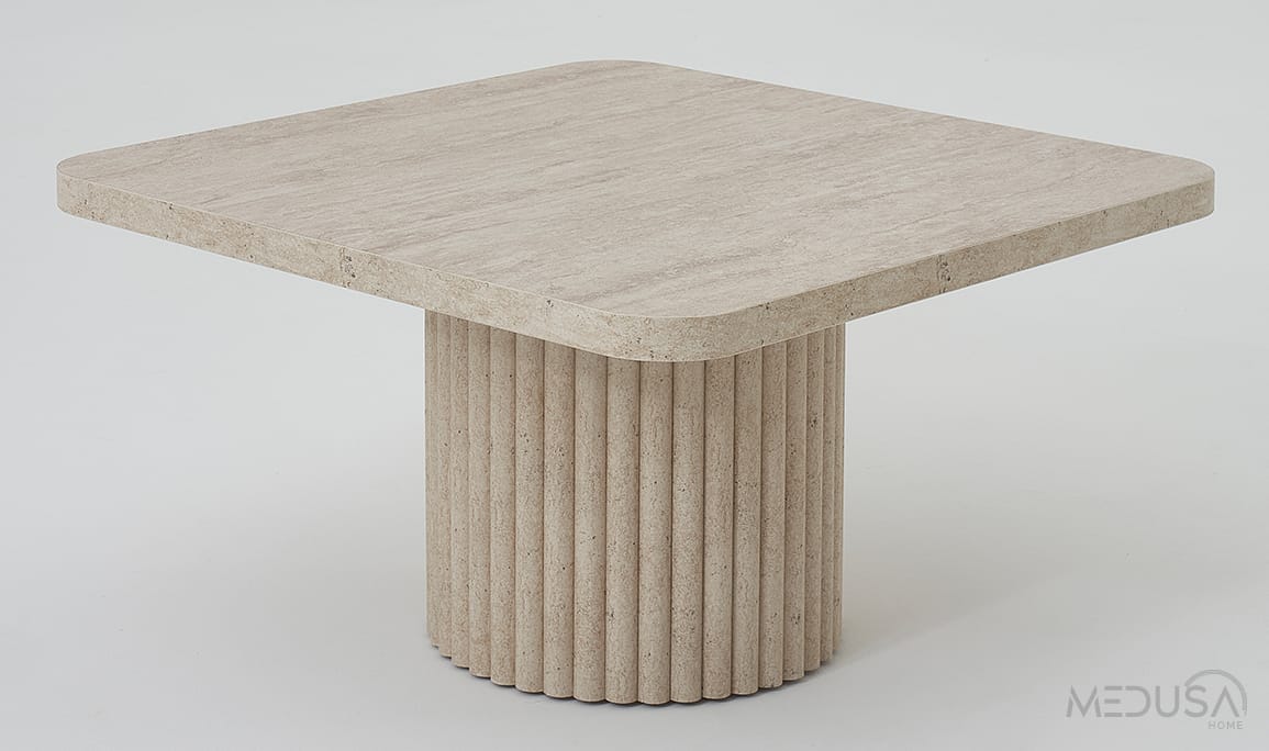Medusa Home Mobilya - Roma Traverten Yemek Odası