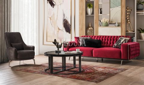 Medusa Home Mobilya - Romel Koltuk Takımı Metal Ayak