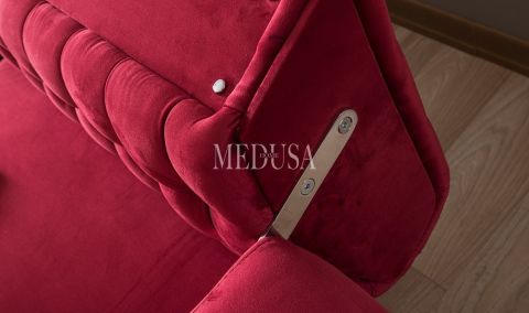 Medusa Home Mobilya - Romel Üçlü Koltuk 02 Metal Ayak