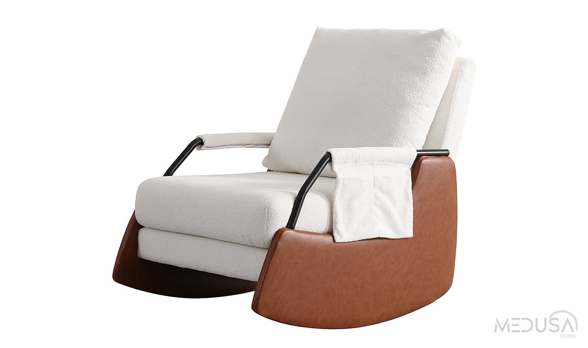 Medusa Home Mobilya - Rosenya Sallanır Taba Berjer