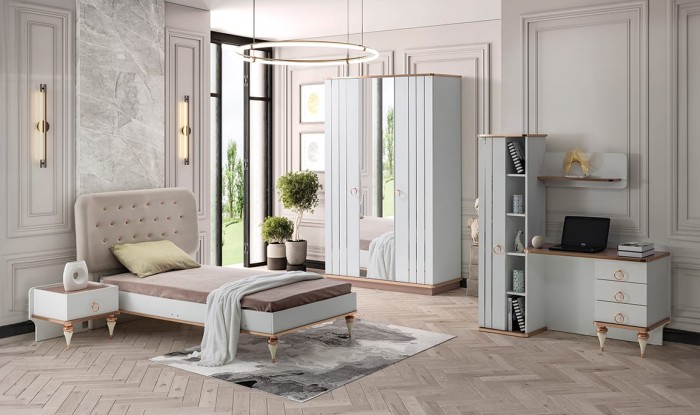 Medusa Home Mobilya - Roses Genç Odası - Genç Odası Takımları