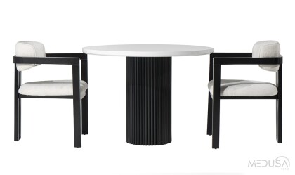 Medusa Home Mobilya - Rosier Beyaz Mutfak Masası