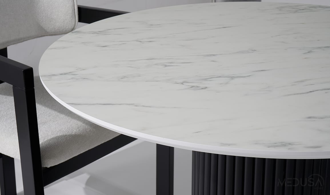 Medusa Home Mobilya - Rosier Mermer Mutfak Masası