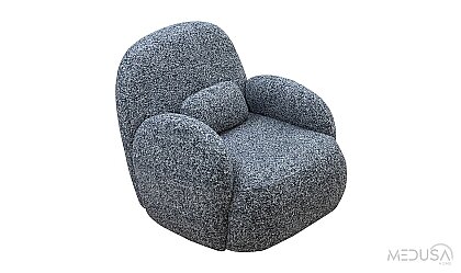 Medusa Home Mobilya - Rosso Sallanır Mavi Berjer