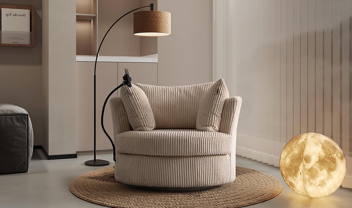 Medusa Home Mobilya - Round Tekli Koltuk