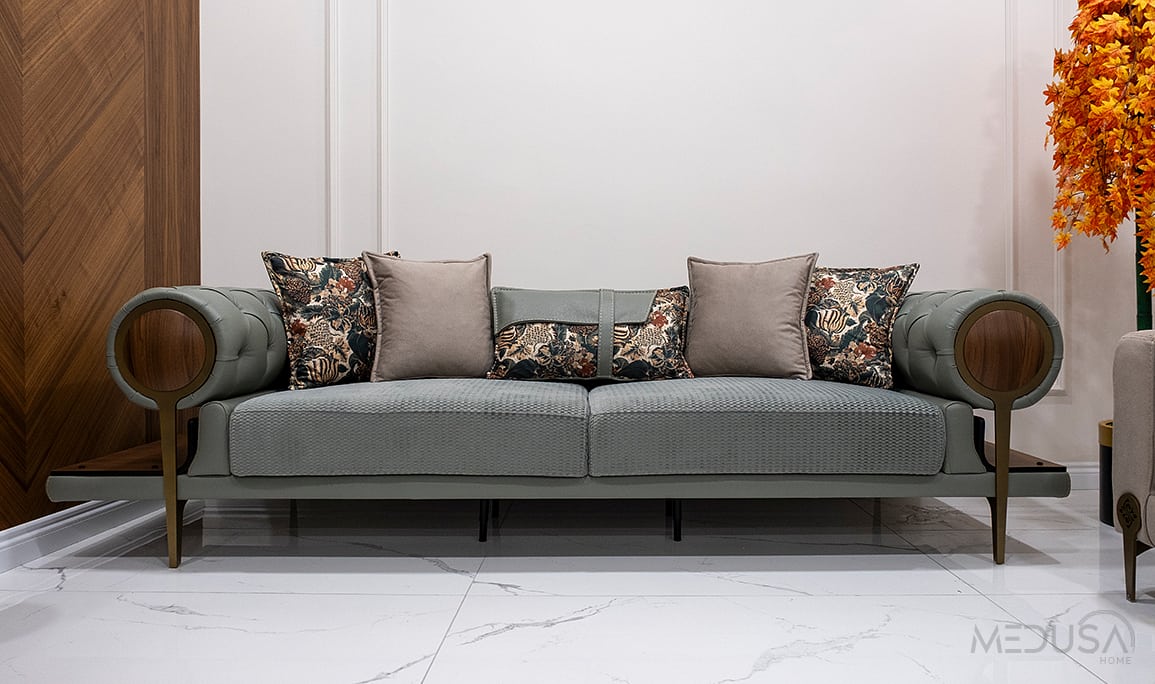 Medusa Home Mobilya - Rover Art Üçlü Koltuk