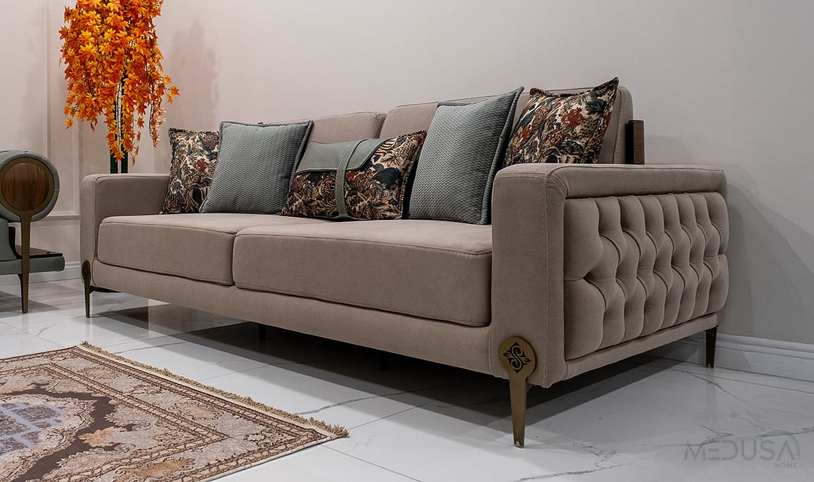 Medusa Home Mobilya - Rover Chester Üçlü Koltuk