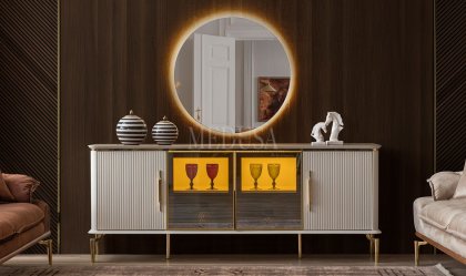 Medusa Home - Royal Gold Konsol Medusa Home - Royal Gold Konsol
