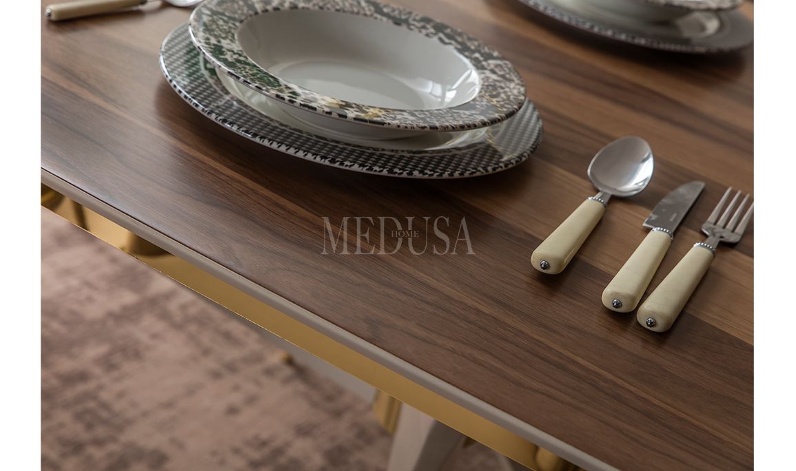 Medusa Home Mobilya - Royal Gold Yemek Odası