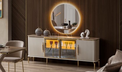 Medusa Home Mobilya - Royal Gold Yemek Odası