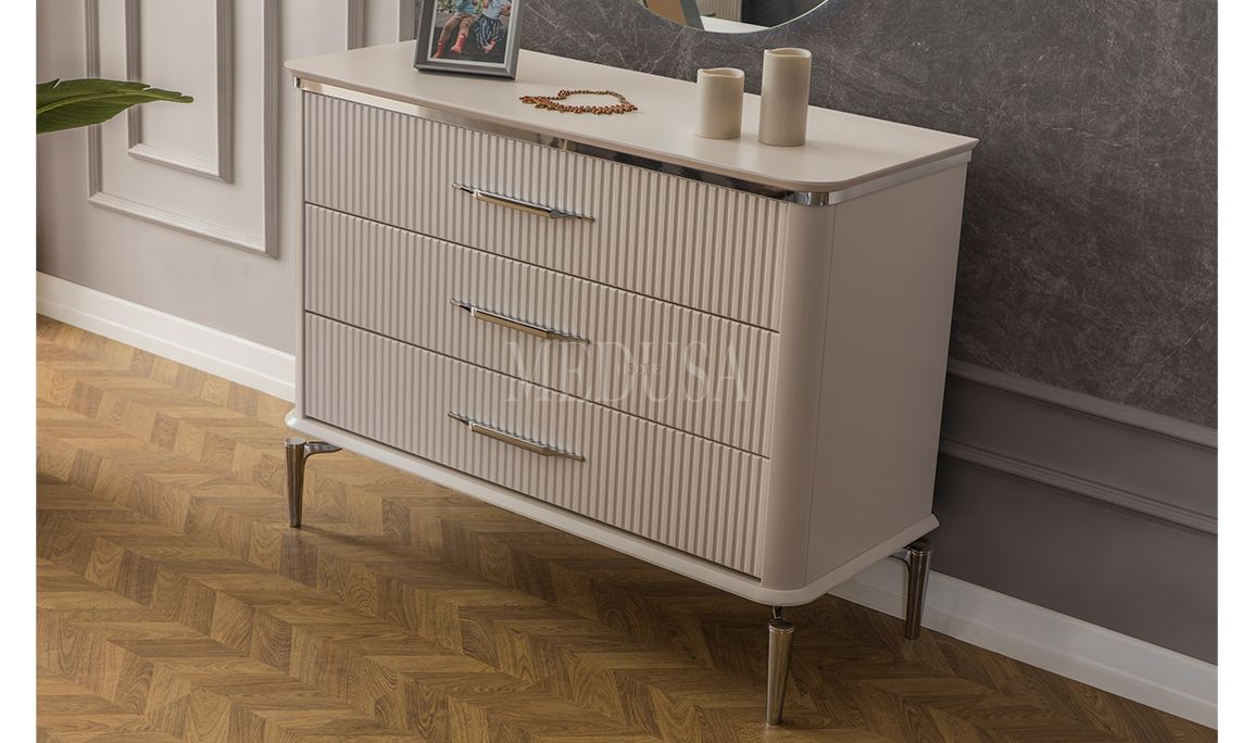 Medusa Home Mobilya - Royal Silver Şifonyer