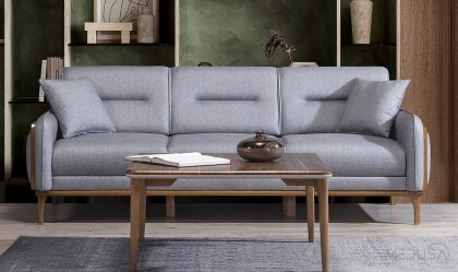 Medusa Home Mobilya - Royce Keten Üçlü Koltuk