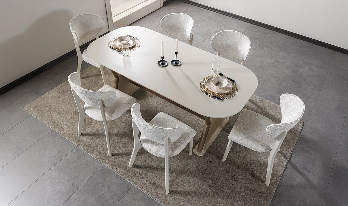 Medusa Home Mobilya - Roza Yemek Odası