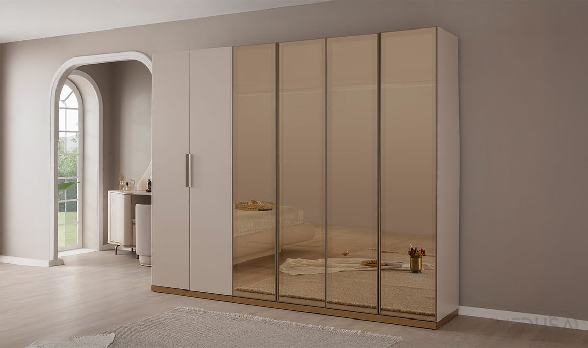 Medusa Home Mobilya - Rozalina 6 Kapaklı Gardırop
