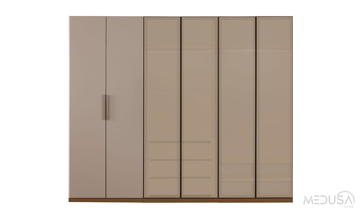 Medusa Home Mobilya - Rozalina 6 Kapaklı Gardırop