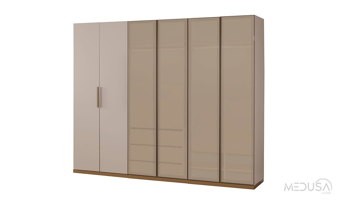 Medusa Home Mobilya - Rozalina 6 Kapaklı Gardırop