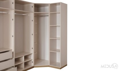 Medusa Home Mobilya - Rozalina Köşe Gardırop