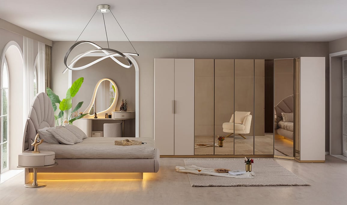 Medusa Home Mobilya - Rozalina Köşe Yatak Odası