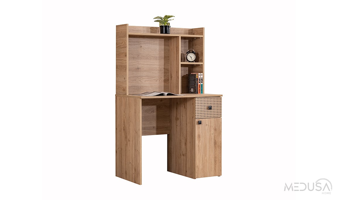 Medusa Home Mobilya - Rustik 4 Kapaklı Genç Odası