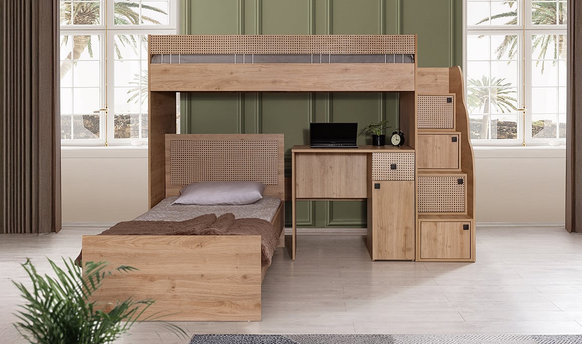 Medusa Home Mobilya - Rustik Ranza Set 03