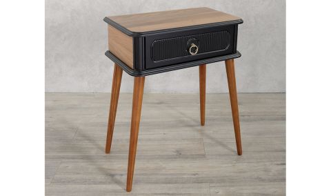 Medusa Home - Rüya Walnut Yan Sehpa Medusa Home - Rüya Walnut Yan Sehpa