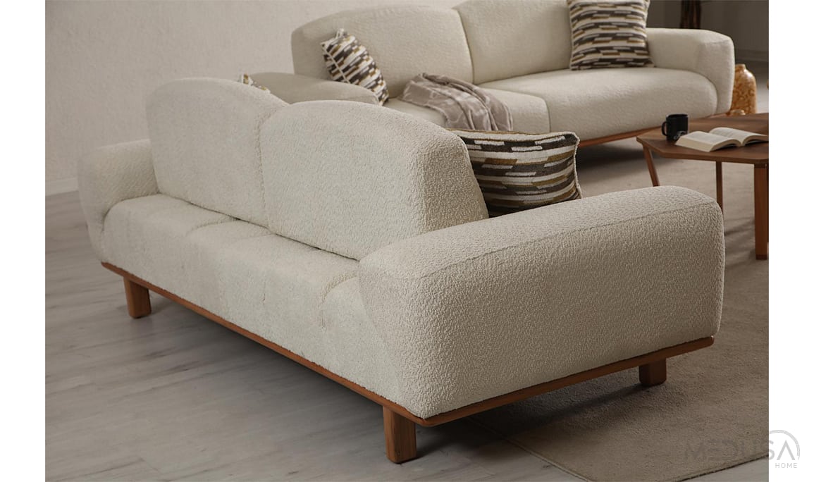 Medusa Home Mobilya - Safir Bohem Yataklı Üçlü Koltuk