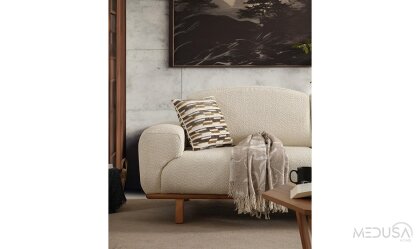 Medusa Home Mobilya - Safir Bohem Yataklı Üçlü Koltuk
