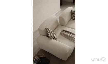 Medusa Home Mobilya - Safir Bohem Yataklı Üçlü Koltuk
