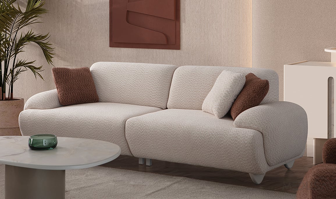 Medusa Home Mobilya - Saga Üçlü Koltuk